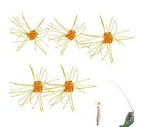 Generisch Dice Lure Lifelike Sea Urchins Pack of 5, Soft with Many Tentacles, Sea Urchin Artificial Bait, for Lakes, Streams, Reservoirs, Along Shore, Shore Fishing, Suitable for Beginners and Anglers