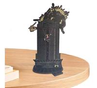 Generisch Die Hard Advent Calendar, Desktop Calendar Decoration, Christmas Decoration Calendar Hans Gruber Falling Off Plaza for the Dining Room, Black, see description, See description