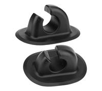 Generisch Dinghy Paddle Holder - 2 Pieces Rowing Lock Patch Holder | Kayak Paddle Clip Holder | For Attack Boats and Surfboards, Durable PVC Hardwa