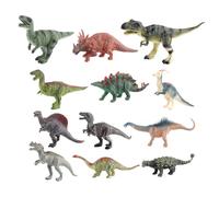 Generisch Dinosaur Action Figures Set - 12 Pieces Simulated Animal Toy, Various Educational Figures, Creative Interactive Game Concept with Realistic Functions | for Children