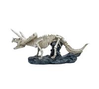 Generisch Dinosaur Skeleton Ornament, Dinosaur Skull Model, Fossils Toy, Retro Decorations, Resin Table Decorations