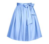 Generisch Dirndl Blouse Women's Stylish Wrap Skirt for Women for Beer Festivals Everyday Versatile Casual Outfit with Waist Band Design, blue, L