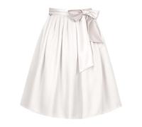 Generisch Dirndl Blouse Women's Stylish Wrap Skirt for Women for Beer Festivals Everyday Versatile Casual Outfit with Waist Band Design, beige, L