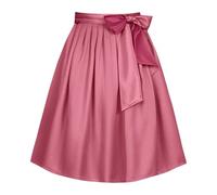 Generisch Dirndl Blouse Women's Stylish Wrap Skirt for Women for Beer Festivals Everyday Versatile Casual Outfit with Waist Band Design, Hot Pink, L