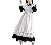 Generisch Dirndl Dress Body Halloween Costume Stage Dress Costume Oktoberfest Sculpture Women's Dress Medieval Films Ps3, black, 3XL