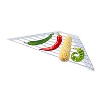 Generisch Dish Drainer Roll Up Non-Slip Triangular Dish Drying Mat | Kitchen Drainer Over the Sink - for Worktop, Motorhome, College Dorm, Hotel