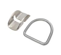 Generisch Diver D Ring Stainless Steel Diving Belt Holder Harness Holder for Back and Wing Sides Positioning, Locking Base for Water Sports, Underwater Exploration and