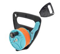 Generisch Diving 150ft Heavy Duty Aqua Ratchet for Diving | High visibility retractable lead finger diving coil. Suitable for cave, wreck, current diving, kayaking