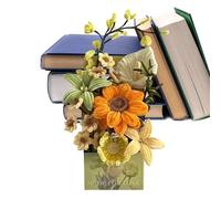 Generisch DIY Pipe Cleaner Flower Kit, DIY Chenille Wire Bouquet Decoration, Pipe Cleaner Creative Set for Living Room, Bedroom, Party, Holiday