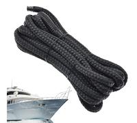 Generisch Dock Lines - Double Braided Marine Dock Rope, Nylon, 480 x 1 x 1 cm, Robust Boat Rope with Eyelet, Marine Lashing Straps for Canoe, Kayak, Ski, Rafting, Sailing, Pontoon, and Sea Water