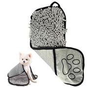 Generisch Dog Bath Towel, Microfibre Care Tools, Absorption Dog Towel - 21 x 7 Inch Quick-Drying Puppy Washing Fabric for Medium Puppies Pets Shower