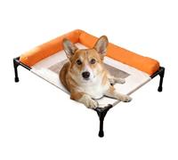 Generisch Dog Bed, Breathable and Washable, Raised Outdoor Dog Bed, Suitable for Cats, Patio, Lawn, Camping, Home, Bed Side and on the Floor, in Summer