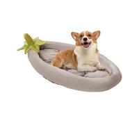 Generisch Dog Bed for Transport Box - Aubergine Transport Box Dog Bed, Non-Slip, Washable, Warming Sleeping Cave for Garden, Transport, Home, Camping, Outdoor