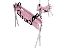 Generisch Dog Care Hammock - Iron Polyester 60 x 40 cm | Claw Cutting Harness with Frame | Carry Sling for Cats Puppies Accessories System Model Design Pro Stand