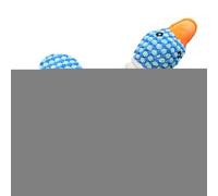 Generisch Dog Chew Toy, Interactive Cute Squeaky for Teeth, Squeaky Plush Duck for Puppies as a Toy, for Puppies and Medium Breeds for Stimulation When Playing