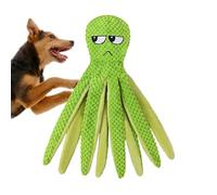 Generisch Dog Chew Toy with Treat Container and Sound Function, Chew Toy Octopus Biting Aid for Pets - For Bored Animals in the Living Room Balcony Garden and Camping