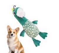 Generisch Dog Chew Toys, Soft Squeaky Dinosaur Toys, Interactive Plush Doll, Sturdy Training Teething, Teeth Cleaning, Indestructible Pet Supplies, 10.24 x 5.51 x 1.18 inches