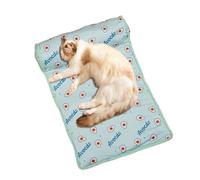 Generisch Dog Cooling Mat, Cooling Mat for Dogs, Foldable Washable Pet Cooling Mat, Cute Kitten Ice Block Cushion Cushion, Cool Breathable Keep for Indoor Keepers Pet