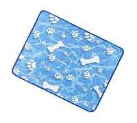 Generisch Dog Cooling Mat - Pet Cooling Mat for Dogs and Cats | Cool Pet Pad | Cooling Pad | Washing Cooling Pad | Portable Hot Weather Accessories | Cat Supply for Camping Car Travel Outdoors