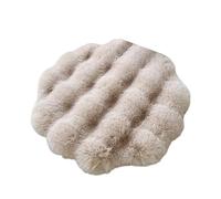 Generisch Dog Cushion Round 30 cm - Plush Pet Mat Self-Heating | Cat Bed Faux Blanket | Non-Slip Washable Sleeping Place for Home Cats, Kittens, Puppies, Winter Warm 400 g