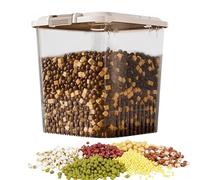 Generisch Dog Food Storage, Airtight Treat Container for Puppies, Clear Storage Container for Pet Food, Rodents, Birds, Cats, Dogs, Camping, Travel