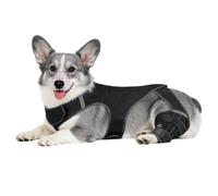 Generisch Dog Knee Brace, Adjustable Joint Support, Rear Leg Splint with Metal Reinforcement, Pet Aid with Stable Quality, 1 x Training Accessories, Bandage for Park and Projects