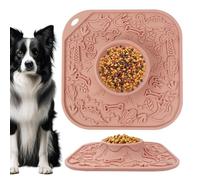 Generisch Dog Licking Mat - Silicone Volcano Shaped Non-Slip Puzzle Feeder - Licking Mat with Suction for Dogs & Cats - for Puppy Cat Pet Training Enrichment Treat