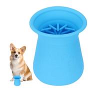 Generisch Dog Paw Cleaning Cup - Silicone 9 x 9 x 12.5 cm | Paw Cleaner | Dog Paw Cup | Massage Needle Design Portable Paw Cleaner for Dogs, Puppies and Pet Care