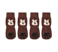 Generisch Dog Socks 4-Piece Non-Slip Animal Paw Shoes