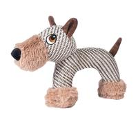 Generisch Dog Squeaky Toy - Soft Teeth Cleaning Buying Figure in Doll Shape | Interactive Dog Toy - For Strong Chewers Puppies Indoor and Outdoor Play