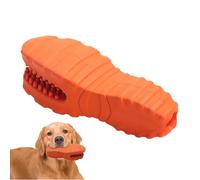 Generisch Dog Toothbrush Toy - Natural Rubber Chew Stick, Interactive Treat Dispenser, Bite Cleaner, Teeth Cleaning Toy, for Brushing Treats, Bites, Pets, Puppies, A