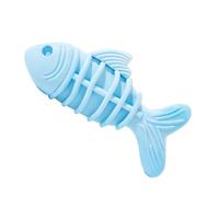 Generisch Dog Toy, Fish-Shaped Puppy Chew Toy, Interactive Silicone Chew Toy for Pets at Home On the Go in the Garden When Boredom