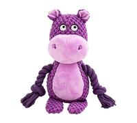 Generisch Dog Tug of War Toy Plush Squeaky Animal with Chewing Fun
