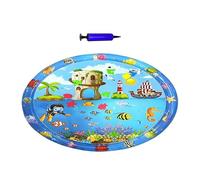 Generisch Dog Water Play Mat, Cooling Mat for Puppies, 99 x 99 cm, Interactive Cooling Pad with Pump for Summer, Indoor, Outdoor, Garden, Home, Puppies