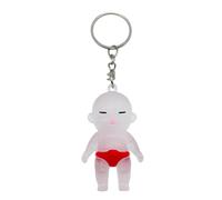 Generisch Doll Keychain Handbag Pendant - Resin African Doll with UV Colour Changing - Kawaii Mobile Phone Charm | Suitable for Holiday Bag, School Bag, Backpack and Mobile Phone