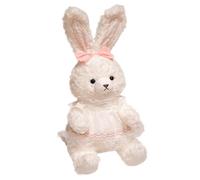 Generisch Dollhouse Dolls Adorable Cuddly Toy Cushion with Animal Motif for Children's Room Bedroom Doll Bed Double Bunk Bed (White, 35 cm)