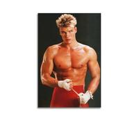 Generisch Dolph Lundgren Art Poster Wall Art Canvas Print Artwork Bedroom Living Room Decoration 12 x 18 Inches (30 x 45 cm)