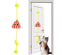 Generisch Door Frame Cat Toy - Interactive Hate Game | With Ball and Crinkle Paper Interactive Cat Toy - For Employment Against Boredom for Home & Apartment