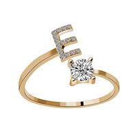 Generisch Door Handle Rings Ring Rhinestone Set Zirconia Open Adjustable Rings Jewellery Accessories Gifts Elegant Diamond Rings for Women Rings Dream Catcher Wood, one size, Metal, No Gemstone
