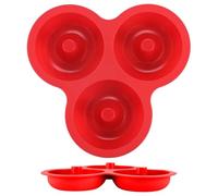 Generisch Doughnut Baking Mould for Baking, Durable Silicone Mould, Food-Safe Moulds for Doughnut Baking, for Cakes, Bagels, Snack, Kitchen, Cooking, Breakfast, Preparation, Party, Holiday, Birthday