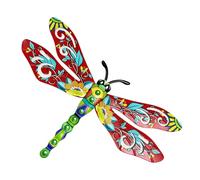 Generisch Dragonfly Decoration, Rust Resistant Coloured Varnished Fence Decorations & Sculptures, Outdoor Fence Decorations | For Courtyard, Garden, Yard, Patio, Lawn, Meadow