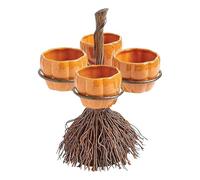 Generisch Drawer Tower Cardboard Halloween Decor, Exquisite Snack Bowl and Pumpkin, Complemented by Unique Divider Ornament for Festive Charm. Desk Mat Children Animals (B, 21x17x17cm)