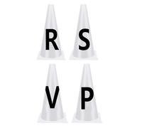 Generisch Dressage Training Cones - Riding Stamp Markers | Rider Training AIDS | Easy-View Dressage Letters | Durable PP Material | Skill Development for Riders and for the Equestrian