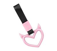 Generisch Drift Hand Strap - Seamless, Decorative Subway Train Bus Handle | Comfortable Heart Shaped Car Handle Straps | Easy Installation Behind Bumper Warning Ring for Car