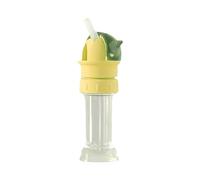 Generisch Drinking Bottle Sippy Attachment - 2-in-1 Leak-proof Replacement Adapter | Drinking Bottle Lid Adapter - for Picnic, Camping, Travel, Nursery, Park, School, Girls and