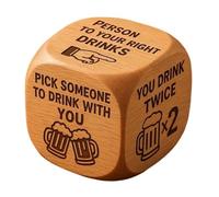 Generisch Drinking Games for Adults - Fun Challenge Activities Dice Game Set | Fun Group Reunion Tool for Couples and Friends at Home