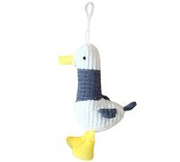 Generisch Duck Shaped Backpack with Duck Shaped Pendant, Plush Toy | Duck Shaped Keychain, Portable Plush Pendant for Design This Stuffed Plush Magic