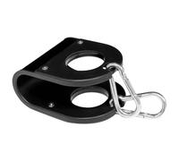 Generisch Dumbbell Clips, Robust Steel U-Clips for Weight Bars, Accessories for Weight Bench, Rowing & Sling Trainer