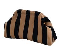 Generisch Dumpling Purses for Women, Woven Crochet Handbag, Colour Blocks, Dumpling Clutches, Crochet Handbags, Purse, Summer Beach Dumplings, Crochet Bag, Striped Cosmetic Bag, Black gold, Siehe