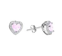 Generisch Earrings Fruit Real Silver with Diamond-Studded Heart-Shaped Women's Earrings Love Earrings Set Necklace and Earrings Silver Children, one size, Alloy Steel, No Gemstone